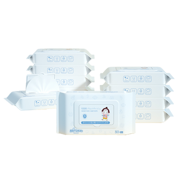 Momotaro Baby Wipes 80pcs per pack - Pack of 8