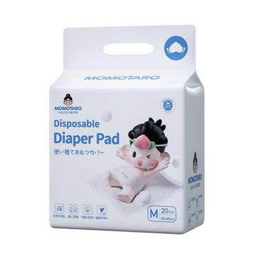 Momotaro Disposable Nappy Changing Pad M - Pack of 20